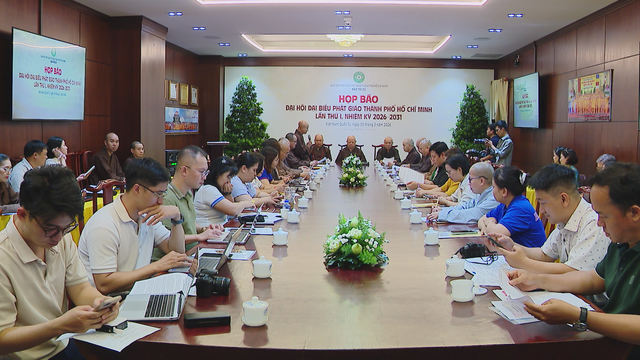 TP. Hồ Chí Minh tổ chức họp báo chính thức khai mạc Đại hội Đại biểu Phật giáo lần thứ I, nhiệm kì 2026 - 2031- Ảnh 1.