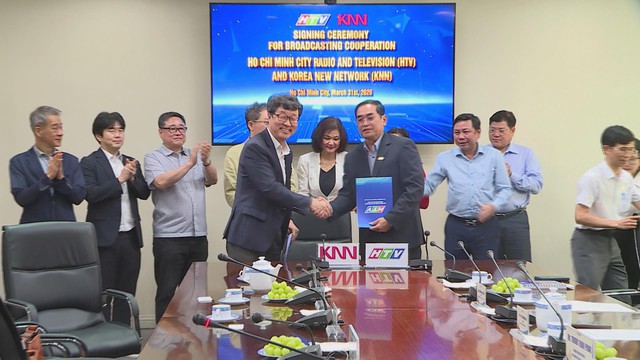 Thời sự HTV ngày 31/3/2026 | Đài Phát thanh và Truyền hình TP. Hồ Chí Minh (HTV) ký kết hợp tác với Đài Truyền hình KNN (Hàn Quốc): Mở ra nhiều cơ hội quảng bá văn hóa - Ảnh 3.