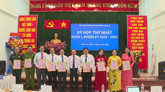 Kỳ họp thứ nhất Hội đồng nhân dân phường Vườn Lài khóa I, nhiệm kỳ 2026 - 2031 - Ảnh 2.