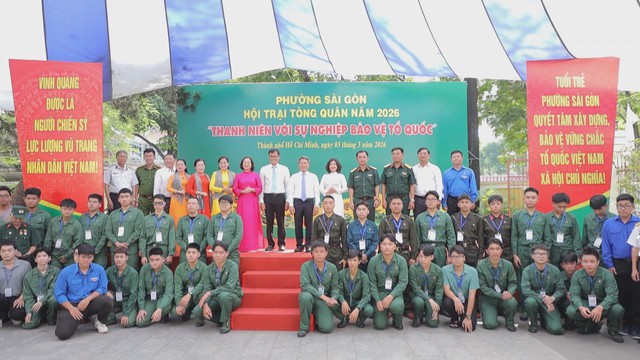 Rộn ràng Ngày hội tòng quân 2026: Tuổi trẻ sẵn sàng lên đường vì Tổ quốc - Ảnh 2.