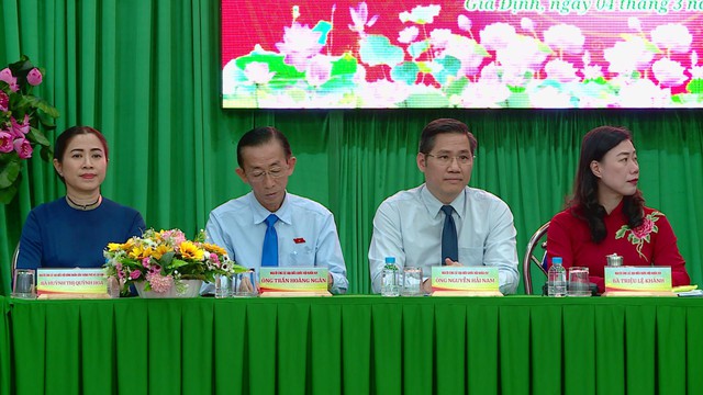 Cử tri phường Gia Định tiếp xúc các ứng cử viên đại biểu Quốc hội khóa XVI và đại biểu HĐND TP. Hồ Chí Minh- Ảnh 2.