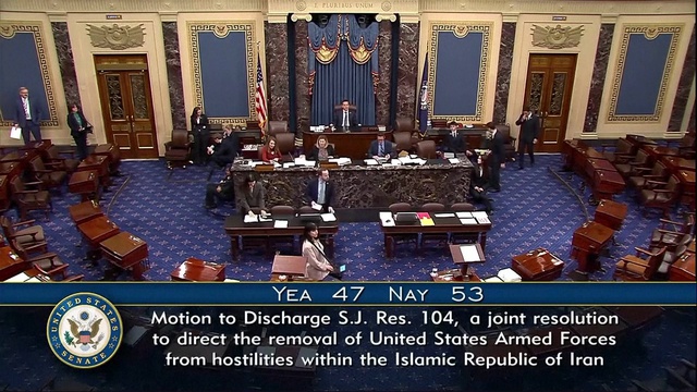 Thượng viện Mỹ chặn đề xuất hạn chế quyền hạn Tổng thống trong xung đột với Iran- Ảnh 1.