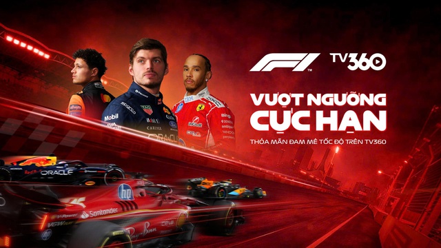 TV360 độc quyền phát sóng Giải đua xe Công thức 1 tại Việt Nam từ mùa giải 2026 - Ảnh 1.