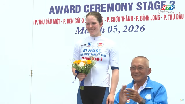 UCI Biwase 2026 – Nguyễn Thị Thật xuất sắc chiếm áo xanh “Nữ hoàng nước rút” - Ảnh 3.