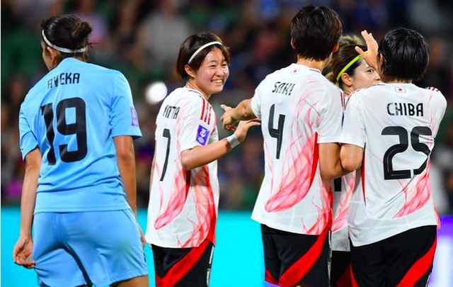 Nhật Bản sớm giành vé vào tứ kết Giải vô địch bóng đá nữ Châu Á  - Ảnh 1.