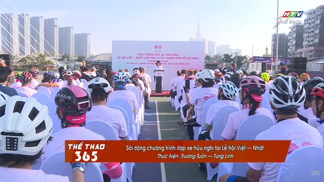 Sôi động chương trình đạp xe hữu nghị tại Lễ hội Việt – Nhật - Ảnh 1.
