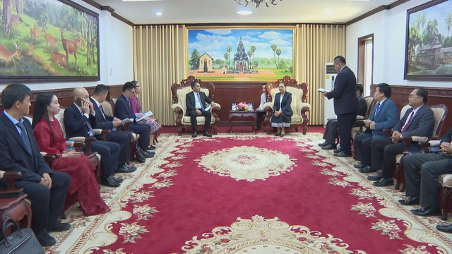 Hoạt động của đoàn TP. Hồ Chí Minh tại tỉnh Savannakhet - Lào - Ảnh 1.