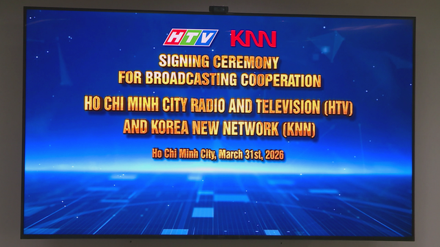 Đài Phát thanh và Truyền hình TP. Hồ Chí Minh (HTV) ký kết hợp tác với Đài Truyền hình KNN (Hàn Quốc): Mở ra nhiều cơ hội quảng bá văn hóa - Ảnh 1.