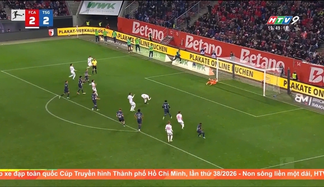 Hoà trên sân Augsburg, Hoffenheim lỡ cơ hội vào tốp 4 Bundesliga - Ảnh 2.