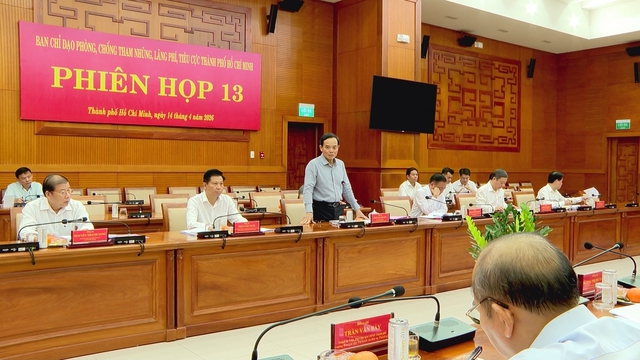 Ban Chỉ đạo phòng, chống tham nhũng, lãng phí, tiêu cực TP. Hồ Chí Minh tổ chức phiên họp thứ 13 - Ảnh 1.