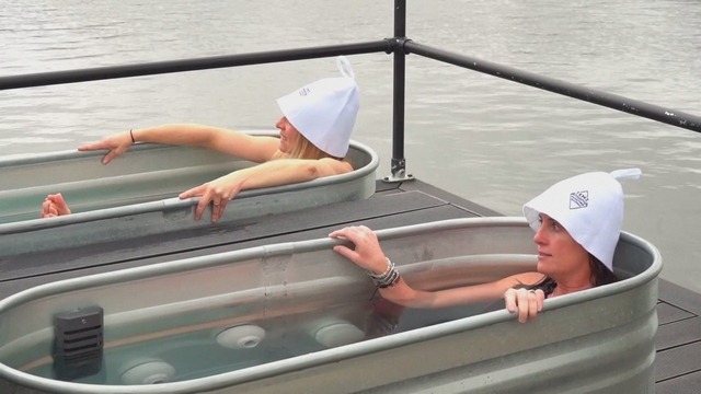 Trải nghiệm xông hơi bên bờ sông Thames tại Anh - Ảnh 2.