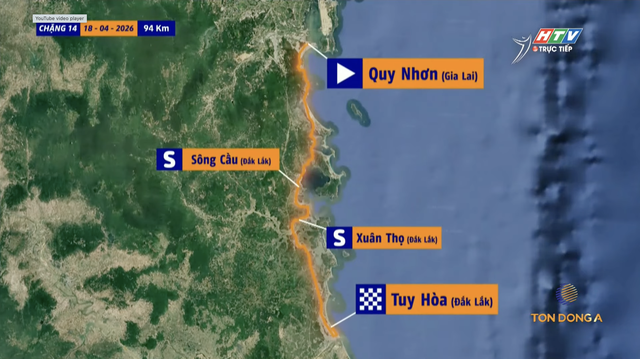 Pawel Szostka dẫn đầu ở sprint 1 tại Dốc Găng | Chặng 14 Cúp Truyền hình 2026 - Ảnh 1.