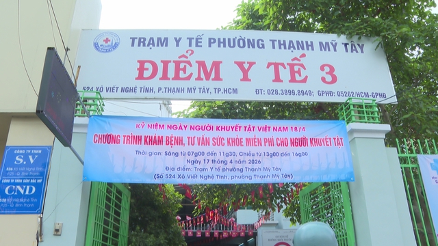 Khám sức khỏe miễn phí cho người dân phường Thạnh Mỹ Tây - Ảnh 1.