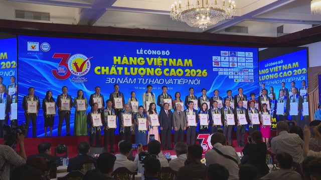 Vươn khơi - Ngày 2/4/2026 | Gần 600 doanh nghiệp được bình chọn danh hiệu hàng Việt Nam chất lượng cao năm 2026 - Ảnh 1.