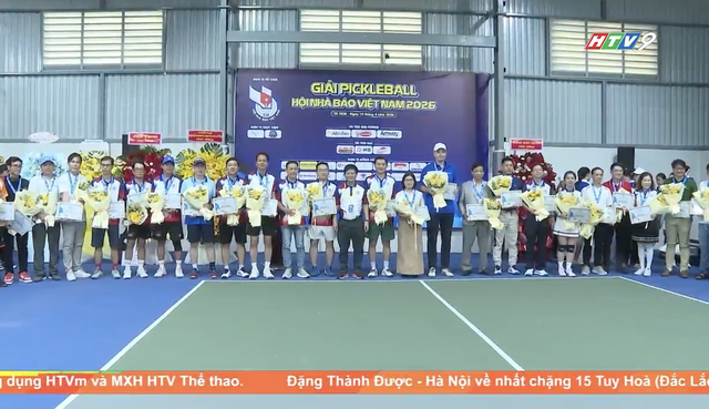 Sôi động Giải Pickleball Hội Nhà báo Việt Nam 2026 - Ảnh 2.