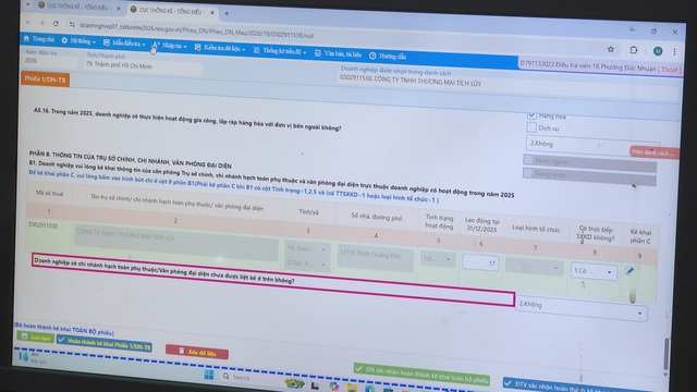 Gấp rút thực hiện cuộc tổng điều tra kinh tế trên địa bàn TP. Hồ Chí Minh - Ảnh 2.