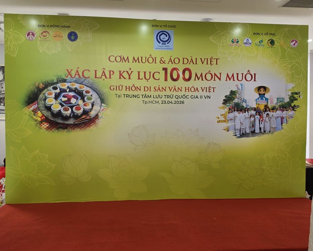 Xác lập kỷ lục 100 món muối Việt: Tôn vinh bản sắc ẩm thực và lòng biết ơn cội nguồn - Ảnh 1.