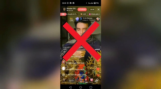 Bắt giữ TikToker “Master Dũng Văn” lợi dụng tâm linh để lừa đảo chiếm đoạt tài sản - Ảnh 1.