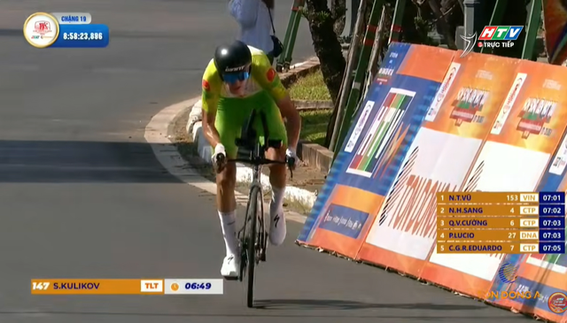 Chặng 19 Cúp Truyền hình 2026: Sergei Kulikov chiến thắng chặng đua cá nhân tính giờ tại Phường Vũng Tàu (TP. Hồ Chí Minh) - Ảnh 1.