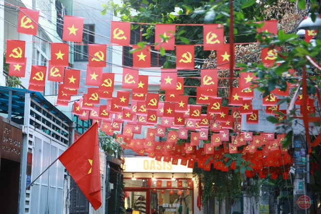 TP. Hồ Chí Minh rực rỡ sắc đỏ cờ hoa, tưng bừng không khí chào mừng đại lễ 30/4- Ảnh 9.