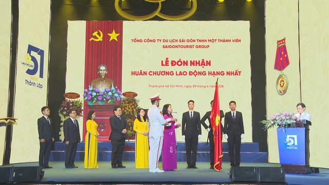 Dấu ấn 50 năm: Saigontourist Group vinh dự nhận Huân chương Lao động hạng Nhất - Ảnh 1.