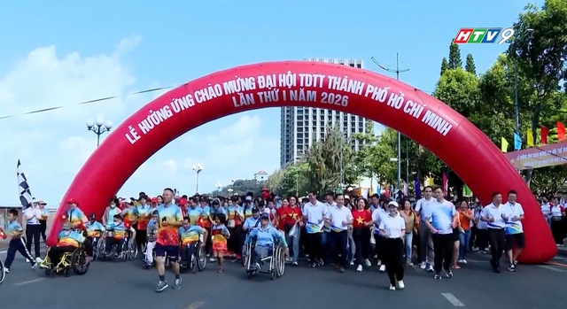 P. Vũng Tàu chào mừng Đại hội Thể dục thể thao TP. Hồ Chí Minh 2026 - Ảnh 1.