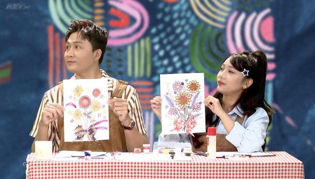 Góc nhỏ kỳ diệu: Sáng tạo nghệ thuật với màu nước và tăm bông - Ảnh 2.