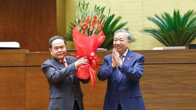 Đồng chí Trần Thanh Mẫn được bầu làm Chủ tịch Quốc hội khóa XVI - Ảnh 1.
