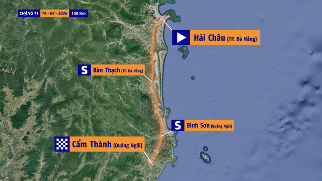Giới thiệu Chặng 11 Cúp Truyền hình 2026: Đà Nẵng - Quảng Ngãi - Ảnh 1.