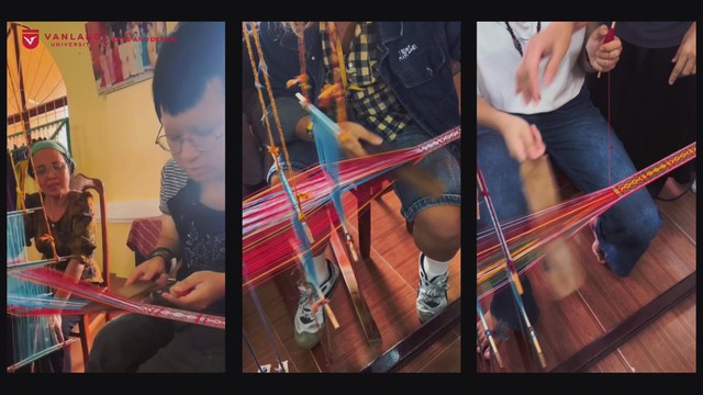 Khi Gen Z xách balo về làng Mỹ Nghiệp: Thổ cẩm Chăm "lột xác" trong diện mạo thời trang đương đại - Ảnh 3.