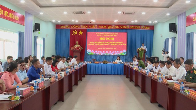 Hội nghị Ban Chấp hành Đảng bộ phường Thới Hoà lần thứ 11 (mở rộng), nhiệm kỳ 2025 – 2030 - Ảnh 3.