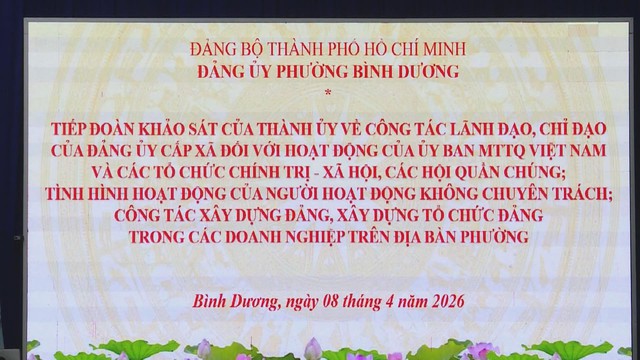 Ghi nhận nỗ lực đổi mới hệ thống chính trị tại phường Bình Dương - Ảnh 1.