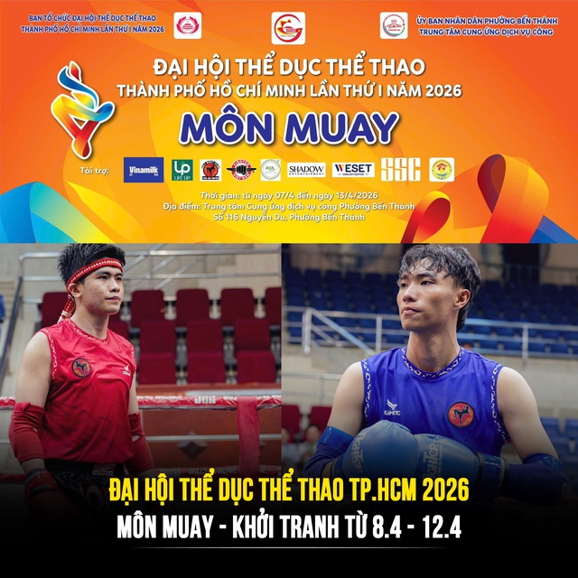 Khởi tranh môn Muay Đại hội Thể dục thể thao TP. Hồ Chí Minh 2026 - Ảnh 1.