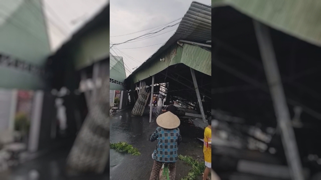 60 Giây ngày 11/5/2026 | Đồng Tháp: Giông lốc làm sập và tốc mái 47 nhà dân- Ảnh 3.