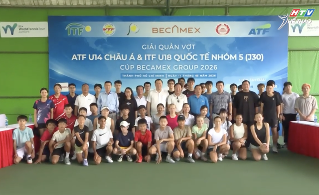 Khởi tranh giải quần vợt ATF U14 Châu Á tại TP. Hồ Chí Minh - Ảnh 2.
