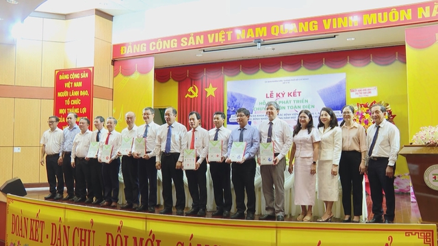 Bệnh viện Đa khoa Bà Rịa ký kết hợp tác hỗ trợ phát triển toàn diện với 7 bệnh viện tuyến cuối TP. Hồ Chí Minh - Ảnh 2.