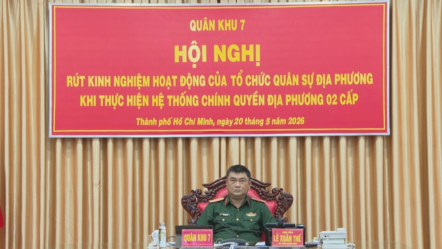 Quân khu 7 rút kinh nghiệm hoạt động tổ chức quân sự địa phương theo mô hình chính quyền 2 cấp - Ảnh 4.