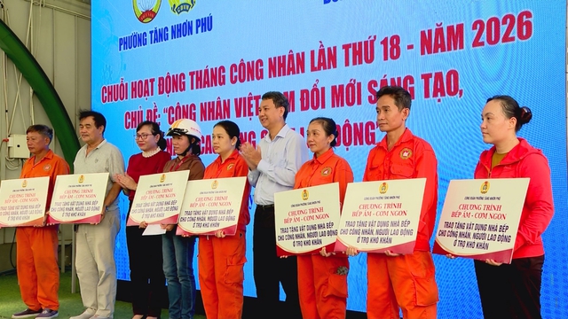 Công đoàn phường Tăng Nhơn Phú chăm lo thiết thực cho người lao động trong Tháng Công nhân 2026 - Ảnh 6.
