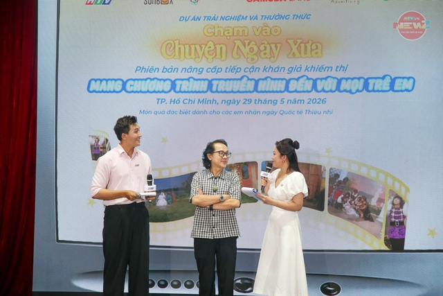 HTV mang thế giới cổ tích đến gần hơn với trẻ em khiếm thị - Ảnh 11.