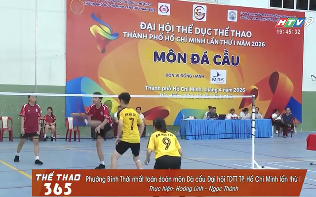 Phường Bình Thới nhất toàn đoàn môn Đá cầu Đại hội TDTT TP. Hồ Chí Minh lần thứ I - Ảnh 1.