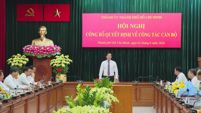 Thời sự HTV ngày 1/6/2026 | Thành ủy TP. Hồ Chí Minh trao các quyết định về công tác cán bộ - Ảnh 1.