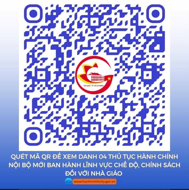 TP. Hồ Chí Minh: Công bố thủ tục hành chính nội bộ mới ban hành lĩnh vực Chế độ, chính sách đối với nhà giáo - Ảnh 1.