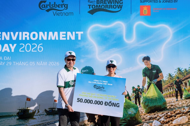 Carlsberg Việt Nam hiện thực hóa cam kết phát triển bền vững qua những hành động thiết thực nhân Ngày Môi trường Thế giới 2026 - Ảnh 10.
