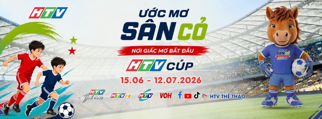 Trailer Ước mơ sân cỏ - HTV Cúp 2026 - Ảnh 1.