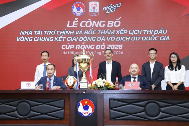 Khởi tranh vòng chung kết Giải bóng đá vô địch U17 quốc gia – Cúp Rồng Đỏ 2026 - Ảnh 2.