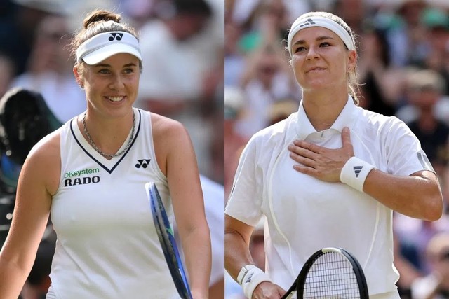 Muchova và Noskova vào chung kết Wimbledon - Ảnh 1.