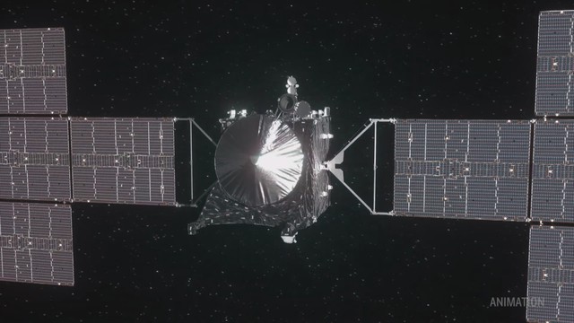 Tàu vũ trụ Psyche của Nasa bay qua sao Hỏa - Ảnh 1.