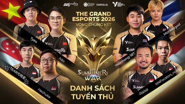 Chung kết EGC 2026 Summoners War quy tụ 8 tuyển thủ Đông Nam Á - Ảnh 1.