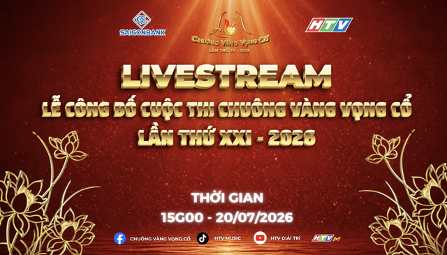 Trực tiếp: Lễ công bố Chuông vàng vọng cổ lần thứ XXI - 2026 - Ảnh 1.