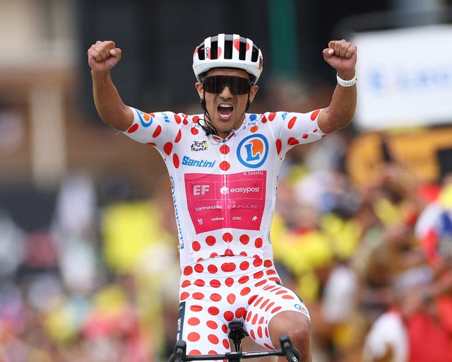 Richard Carapaz là Vua leo núi của Tour de France 2026- Ảnh 1.